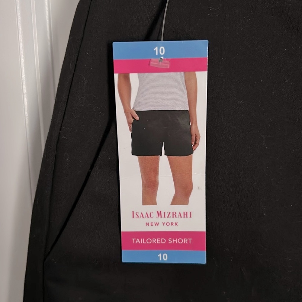 NWT Isaac Mizrahi Tailored Short Womens Size 10 - Picture 2 of 5
